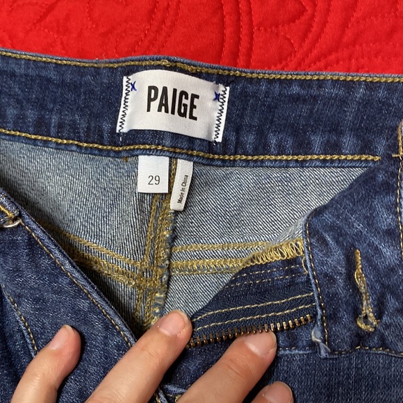 Paige Jean shorts rolled cuff - Picture 2 of 3